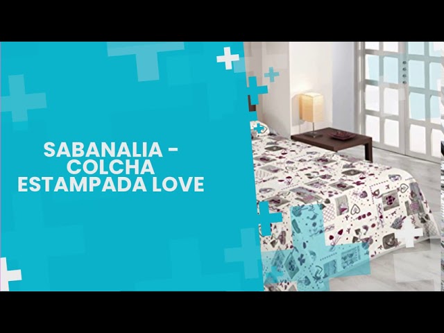 Vídeo relacionado con NATURALS - Colcha Bouti Estampada | Cama 150 (250x260 cm) | Microfibra Extrasuave | 2 Fundas de Cojín 50x50 cm | Cubrecama Acolchado a Líneas | Ideal Primavera y Verano | Laurie