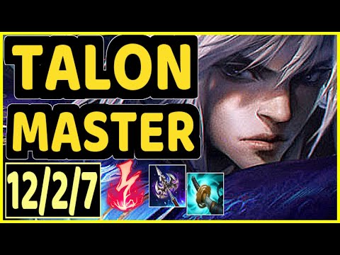 GODBRO (TALON) - 12/2/7 KDA GAMEPLAY - EUW Ranked MASTER