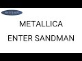 Metallica - Enter Sandman Drum Score