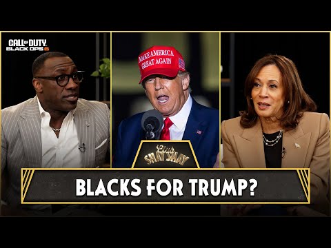 Blacks for Donald Trump! Kamala Harris and Shannon Sharpe React | CLUB SHAY SHAY