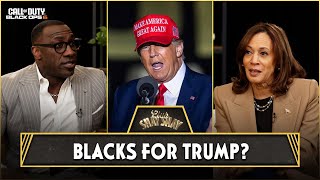 Blacks for Donald Trump! Kamala Harris and Shannon Sharpe React | CLUB SHAY SHAY