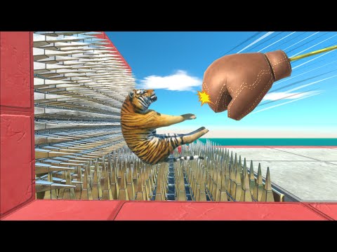 Brutal PUNCH Into SPIKE Trap 💥 | Arbs - Animal Revolt Battle Simulator 🔥