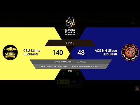 L1BM 2021-2022: CSU Știința București - NN Ulisse București