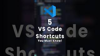 5 VS Code Shortcuts You Must Know | VS Code Tips and Tricks #shorts #vscode