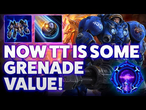 Tychus Odin - NOW THAT IS SOME GRENADE VALUE! - Grandmaster Storm League