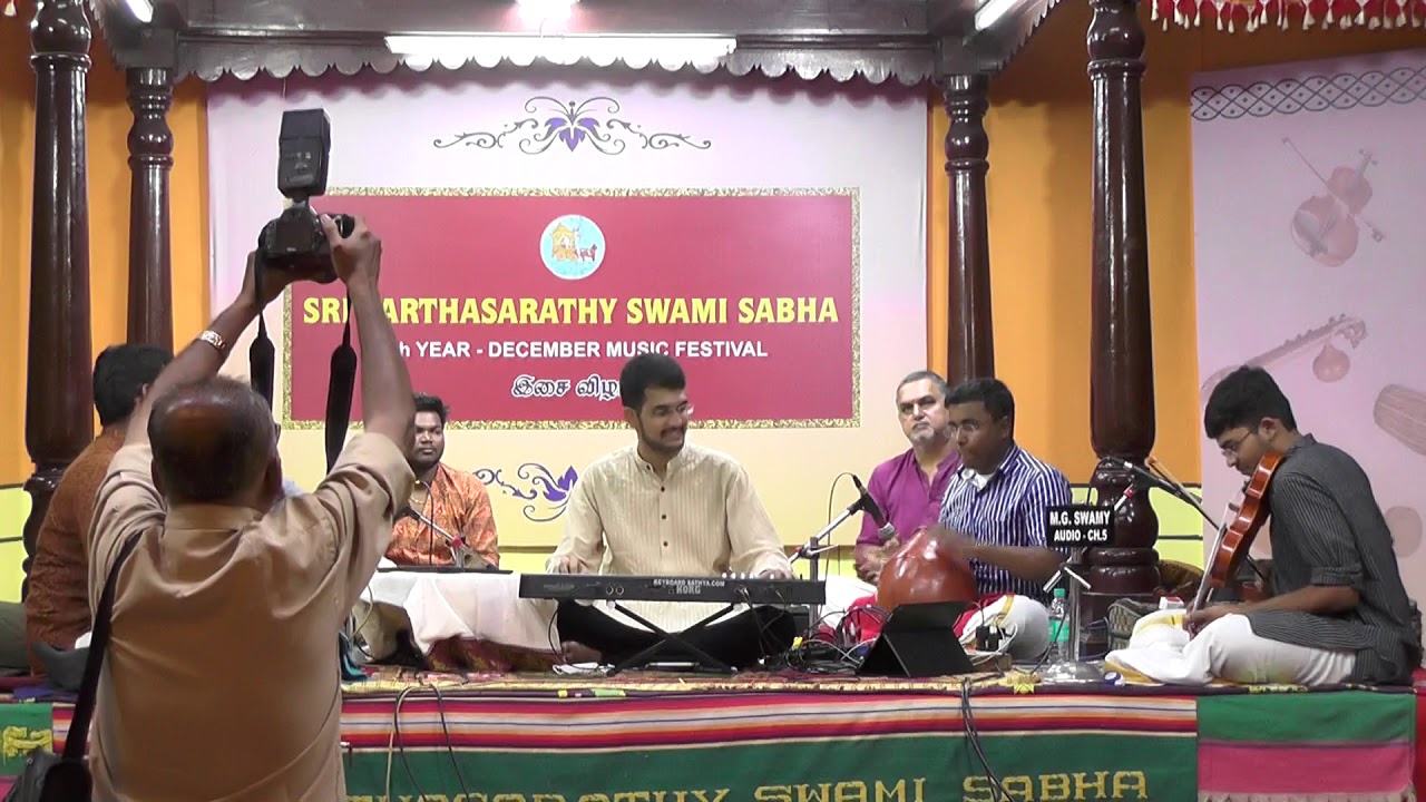 K.Sathyanarayana l December Music Festival 2018 l Sri Parthasarathy Swami Sabha l 26th Dec, 2018