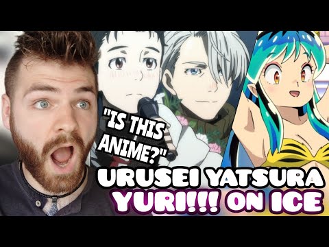 FINALLY Reacting to URUSEI YATSURA x Yuri!!! on ICE Openings | New Anime Fan!