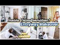 DIY Entryway Makeover Renovation Before & After Transformation 2021