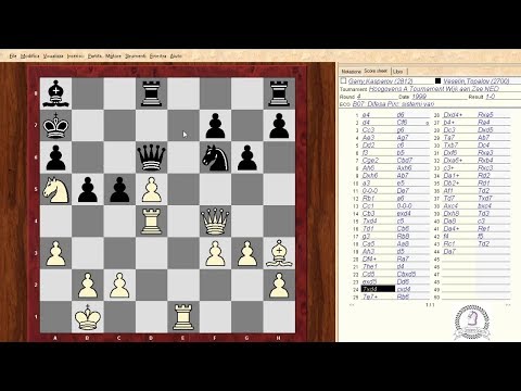 Partite storiche scacchi - L 'immortale di Kasparov