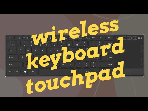 Wireless Keyboard with Touchpad - Rii K22