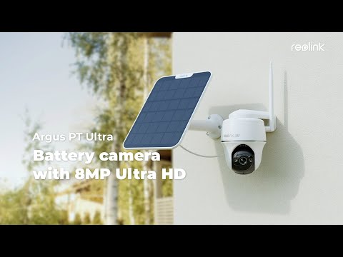 Reolink Argus PT Ultra | Smart 4K 8MP Pan & Tilt Camera with Spotlights