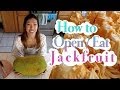How To Open Eat A Jackfruit