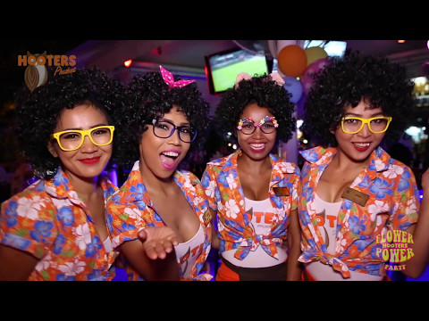 Hooters Flower Power Party