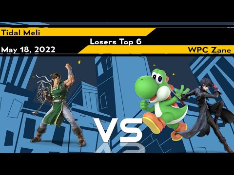 [Smash Ultimate] Tidal | Meli vs WPC | Zane - Xeno242 (L.Top 6)