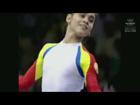 Aurelia Dobre (ROU) FX All Around 1988 Olympics