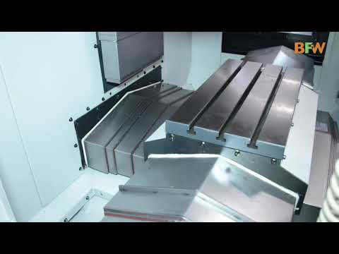 Вертикальный фрезерный трехосевой обрабатывающий центр с ЧПУ BFW XTRON 433 - Видео c Youtube №1