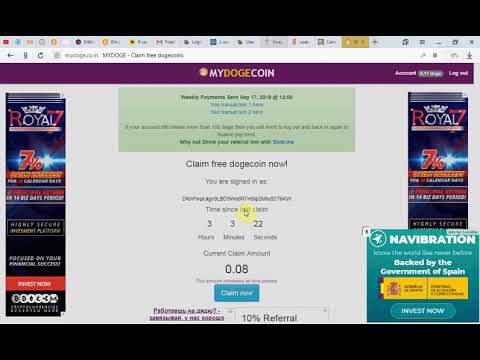 СКАМ! КРАН MYDOGECOIN 2019 НА ПОЛНОМ ПАССИВЕ НЕ ПЛАТИТ
