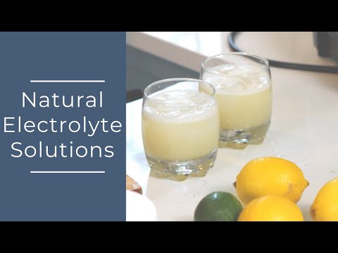 Natural Electrolyte Solutions