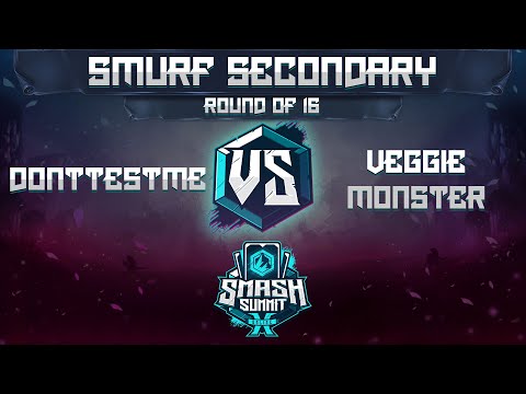 DontTestMe vs Veggie Monster - Smurf Secondary: Round of 16 - Smash Summit 10 | Roy vs Donkey Kong