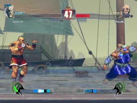 Gantzer UK (Sagat) vs ArtheasWL (Gouken) (1/2) - OcUK Street Fighter 4 League