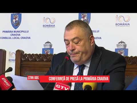 Conferinţă de presă la Primăria Craiova, partea a II -a