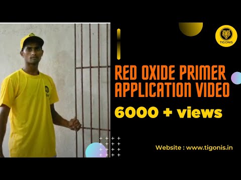 Tigonis Liquid Red Oxide Metal Primer, Brush, 1 L