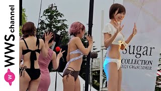 本郷愛、渚みつき、華乃井かほら人気モデルがフィナーレでTシャツ脱ぎ捨てパフォーマンス！＜SPLASH SUMMER×近代麻雀水着祭2024＞