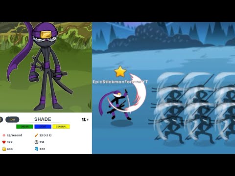 If Shade was in Stick War 3 (Fan-made edit) ft. Dark Ninja Anims & Chybycolo