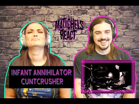Infant Annihilator - Cuntcrusher (Drum Playthrough) React/Review