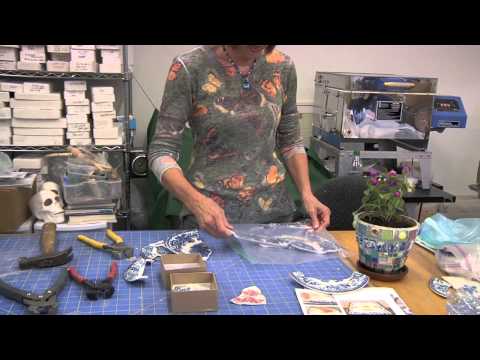 How to Cut China Plate for Mosaic Art