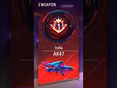 FINALLY INDIA TOP-1 DONE || INDIA TOP 1 AK47 TITLE || ACE KILL WITH AK47 GUN || #freefire #csrankd