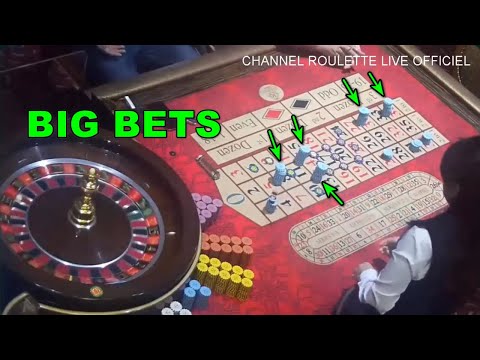 BIG BETS IN TABLE IN ROULETTE IN REAL CASINO EXCLUSIVE OF 19/04/2025