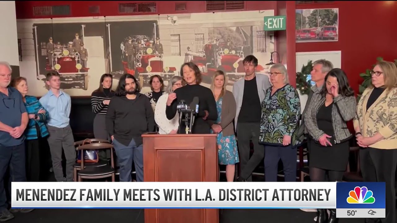 Menendez family meets with LA District Attorney Nathan Hochman