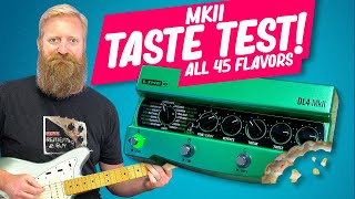 Video thumbnail for TASTE TEST! - All 45 flavors of delay & reverb from the Line 6 DL4-mkII by 60 Cycle Hum