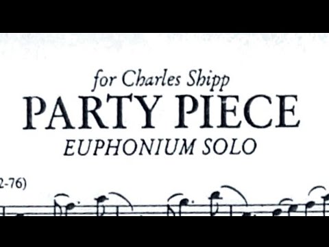 Party Piece Euphonium Solo By Philip Sparke Sheet Music