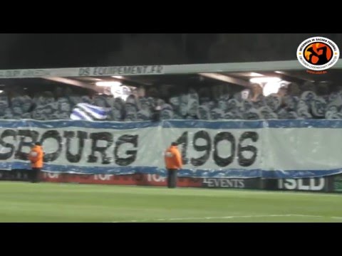 SR Colmar - Racing Strasbourg 11.03.2016 Choreo, Support