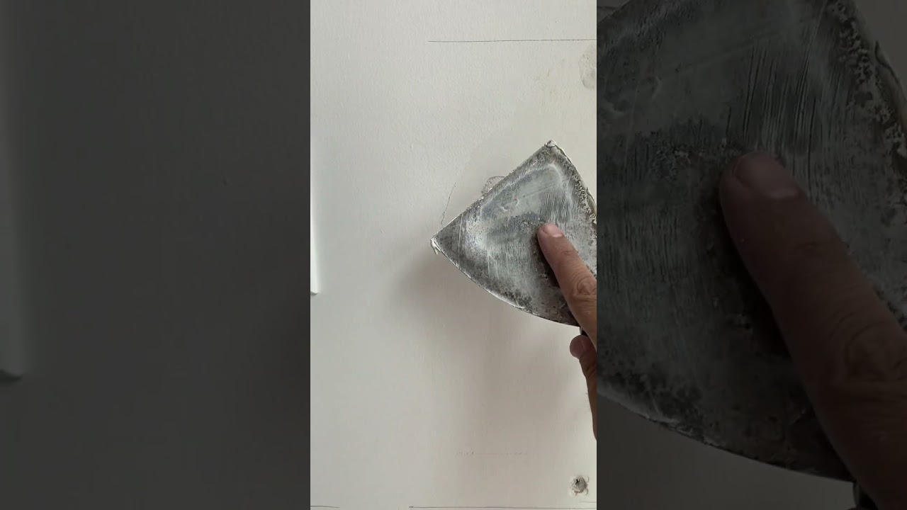 How to sand and paint a drywall patch