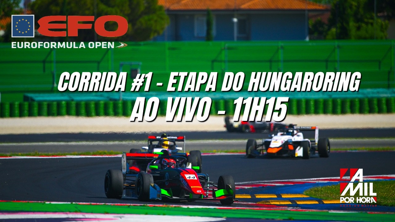 🟣EUROFORMULA OPEN 2026 | ETAPA DO HUNGARORING - 1ª CORRIDA | AO VIVO E COM IMAGENS