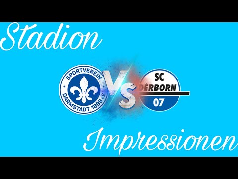 Stadion Impressionen aus Darmstadt 🔵⚪ | SV Darmstadt 98 - SC Paderborn 07