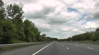 preview picture of video 'Driving On The M5 From J31 (A30 A38) To Cullompton Services J28, Devon, England 2nd June 2013'