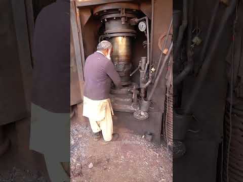 Hydraulic Press in Action