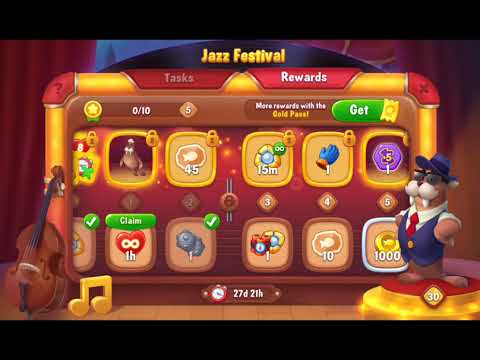 Fishdom 2021 - Season Adventure - Jazz Festival   #Playrix #Fishdom #gaming