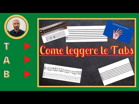 come leggere le tabs per chitarra