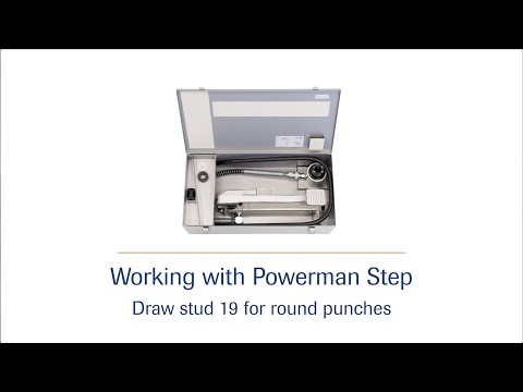 Foot operated hydraulic pump Powerman Step -  draw stud 19 HD | häwa