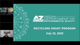 Virtual Workshop: ADEQ Recycling Grant Program