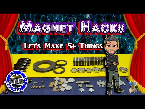 Magnet Hacks - Make 5 Things - Great Projects using FREE Magnets