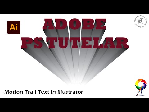 Create Motion Trail Text in Illustrator