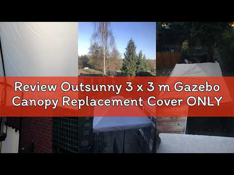 6x3 Gazebo Replacement Cover