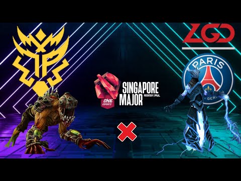 Thunder Predator vs PSG.LGD - GROUP STAGE FINAL - ONE Esports SINGAPORE MAJOR DOTA 2