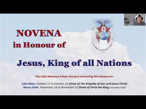 Day 5 Novena to Christ King of All Nations and Chaplet of Christ the King